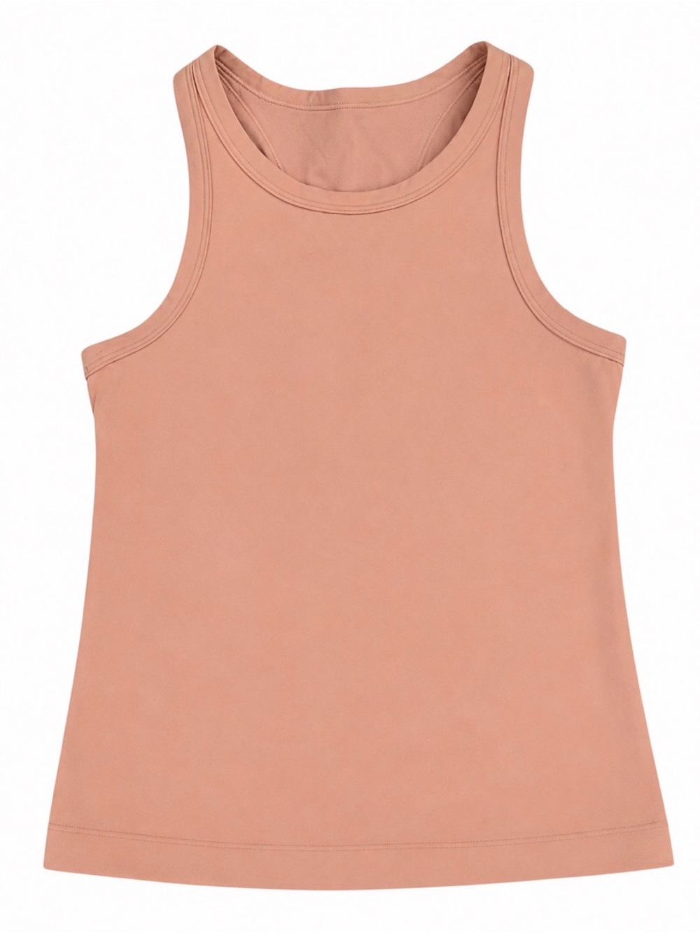 Lululemon High Neck Tank Top Blush Pink Sleeveless Activewear Top